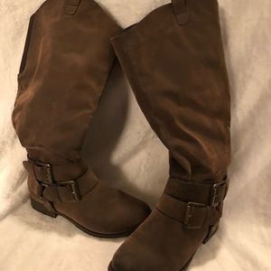 Maurices Brown Wide Calf Boots